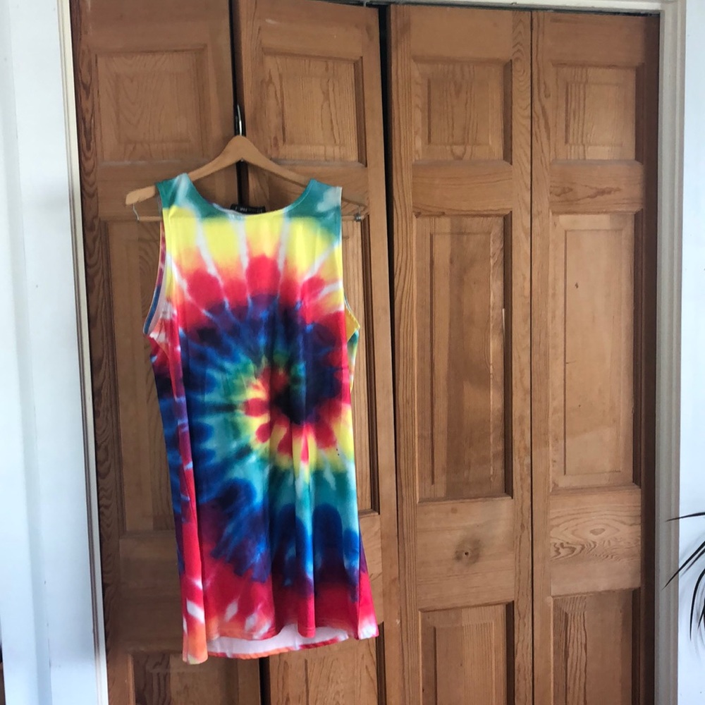 Tie dyed dress NWT size 12